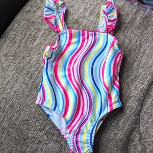 NWOT toddler girl one piece swimsuit 18m